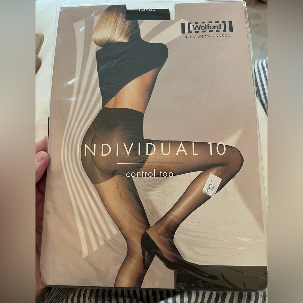 Wolford Black Individual 10 control top tights